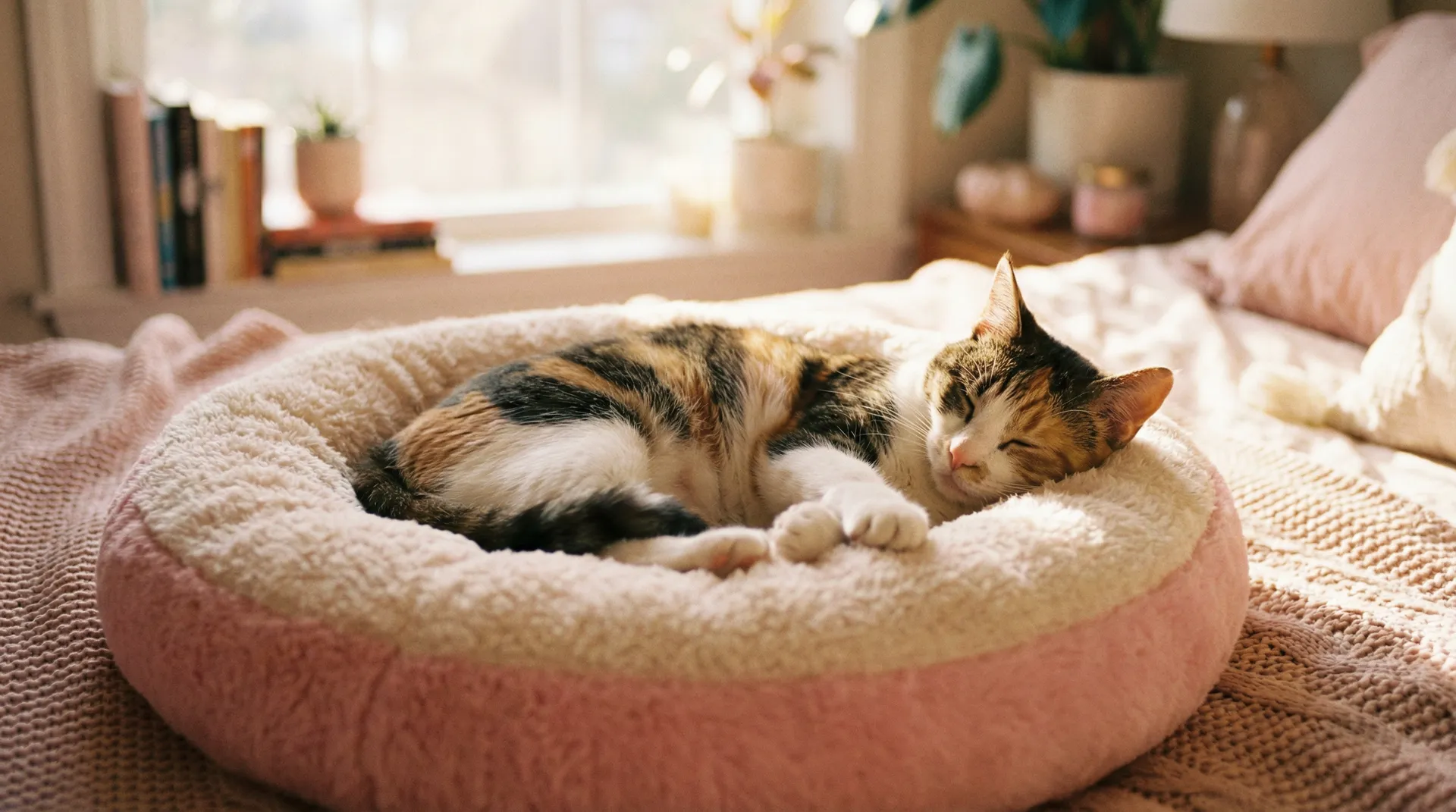 三花猫安静入睡 - 更衣人偶坠入爱河番剧樱花